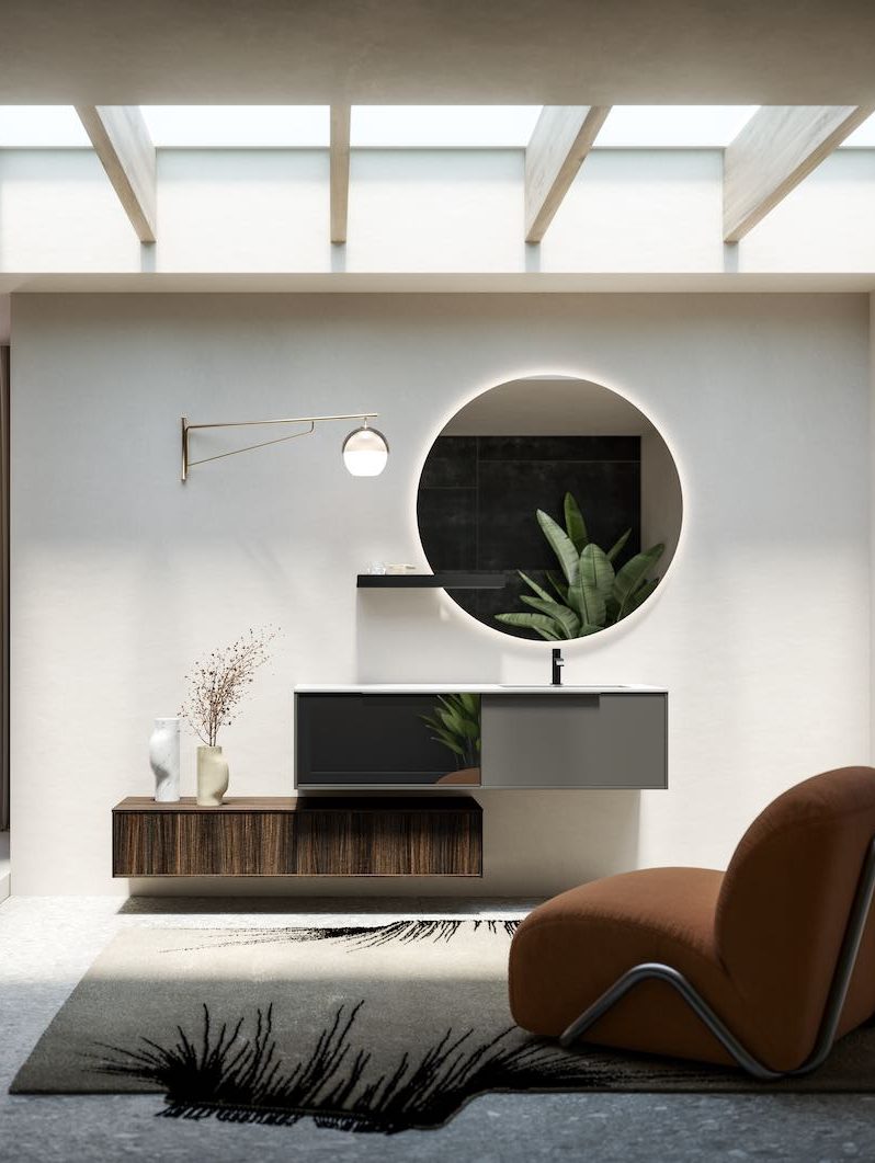 Oberflächen in warmen Farben