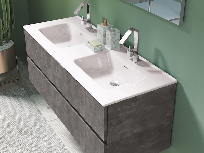 Doppelwaschtisch Anlage